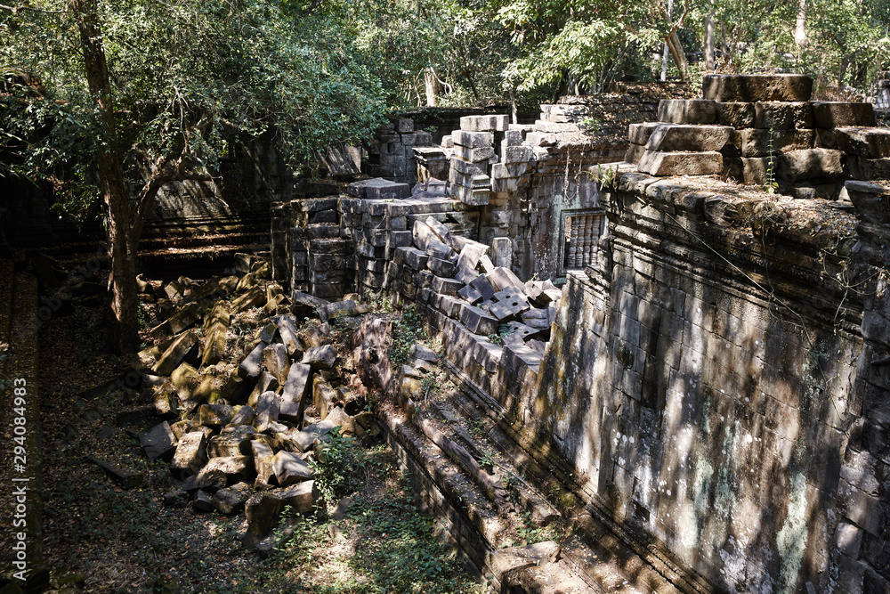 Beng Mealea is a famous landmark in Cambodia. Beng Mealea is a famous landmark in Cambodia.
