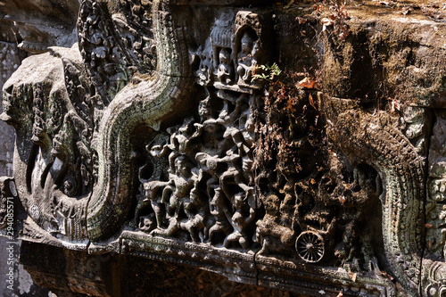 Beng Mealea is a famous landmark in Cambodia.