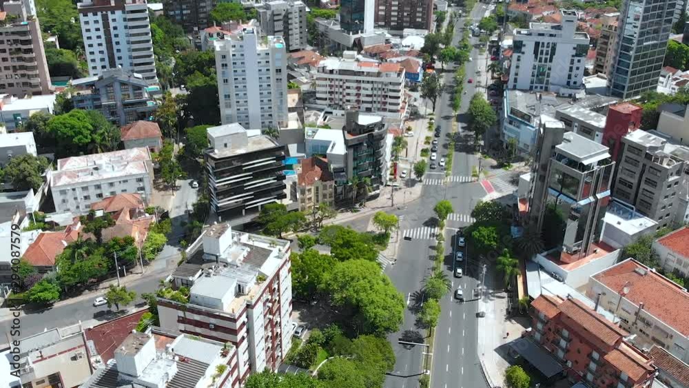Highway, Road, Cars, Street (Porto Alegre, Brazil) aerial view Highway, Road, Cars, Street (Porto Alegre, Brazil) aerial view