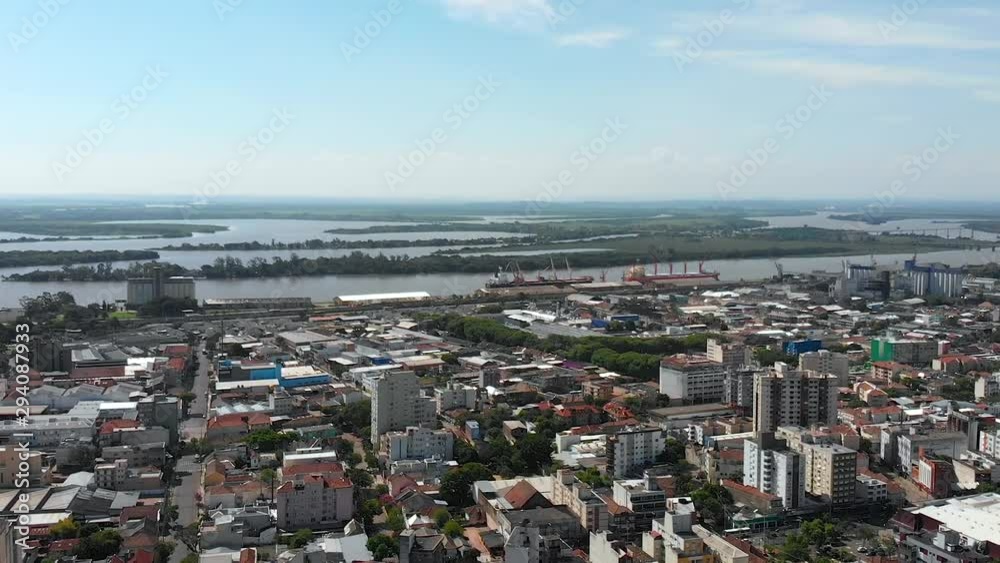 Jacui river, Islands (Porto Alegre, Rio Grande do Sul, Brazil) aerial view Jacui river, Islands (Porto Alegre, Rio Grande do Sul, Brazil) aerial view