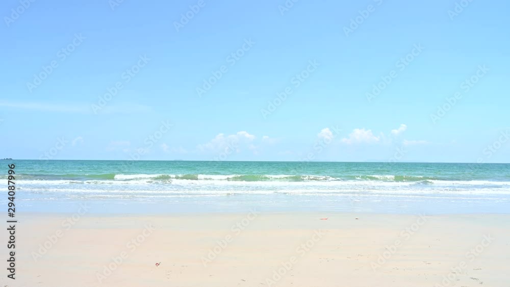 phuket thailand with tropical andaman seascape. wave crashing on sandy shore Beautiful Summer holiday,4K footage phuket thailand with tropical andaman seascape. wave crashing on sandy shore Beautiful Summer holiday,4K footage