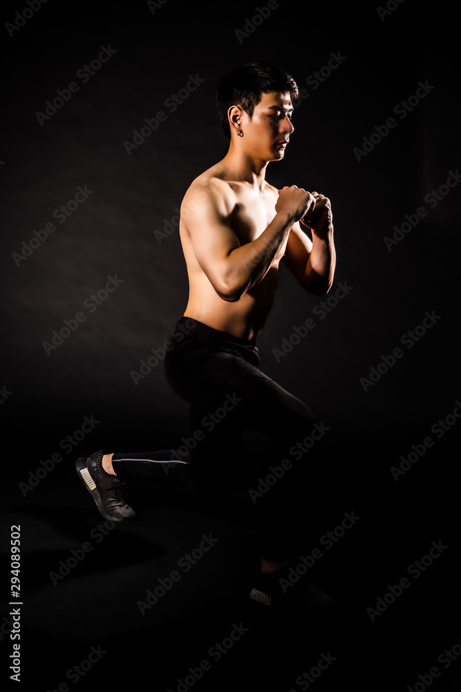 sport man at fitness gym club doing cardio exercise for body and showing muscle bodybuilding on black backgrounds, fitness concept, sport concept sport man at fitness gym club doing cardio exercise for body and showing muscle bodybuilding on black backgrounds, fitness concept, sport concept