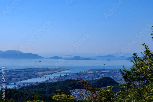 Hiroshima city view from Mitakiyama