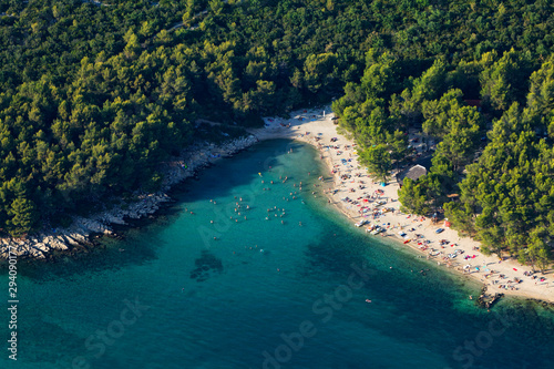 Beach near Pakostane in Dalmacija