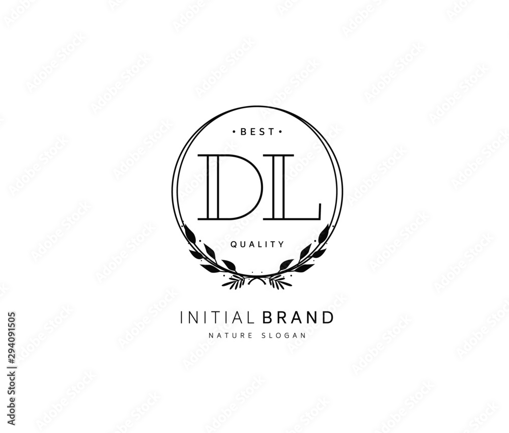 D L DL Beauty vector initial logo, handwriting logo of initial signature, wedding, fashion, jewerly, boutique, floral and botanical with creative template for any company or business. D L DL Beauty vector initial logo, handwriting logo of initial signature, wedding, fashion, jewerly, boutique, floral and botanical with creative template for any company or business.