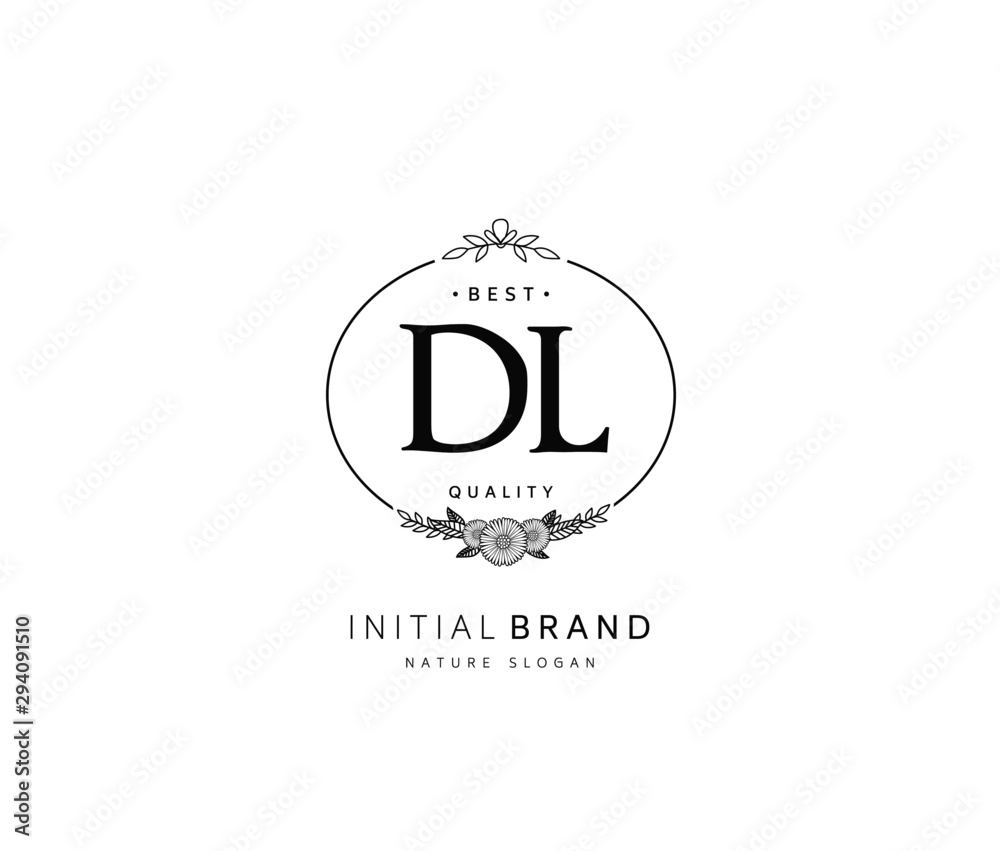 D L DL Beauty vector initial logo, handwriting logo of initial signature, wedding, fashion, jewerly, boutique, floral and botanical with creative template for any company or business. D L DL Beauty vector initial logo, handwriting logo of initial signature, wedding, fashion, jewerly, boutique, floral and botanical with creative template for any company or business.