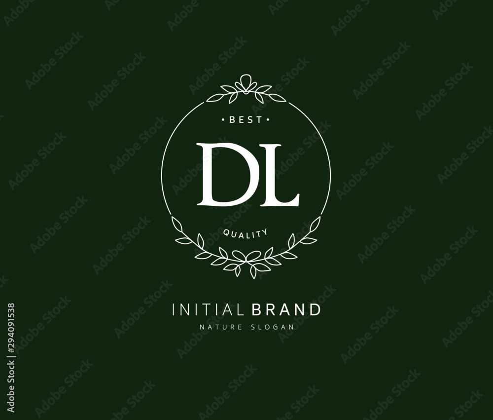D L DL Beauty vector initial logo, handwriting logo of initial signature, wedding, fashion, jewerly, boutique, floral and botanical with creative template for any company or business. D L DL Beauty vector initial logo, handwriting logo of initial signature, wedding, fashion, jewerly, boutique, floral and botanical with creative template for any company or business.
