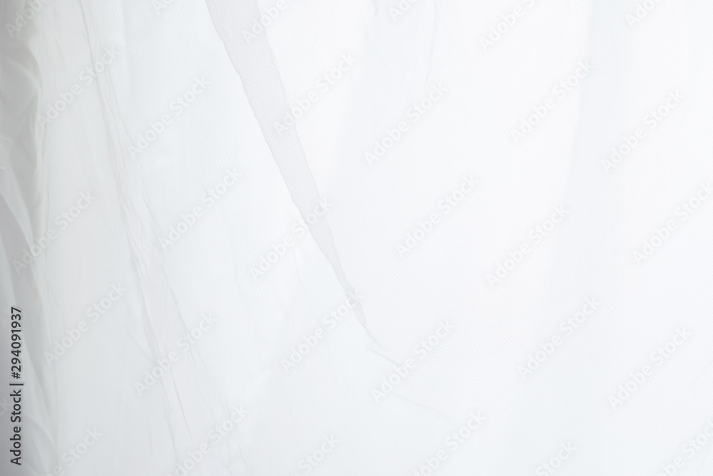 White net fabric texture background. / Soft image, Selective focus. White net fabric texture background. / Soft image, Selective focus.
