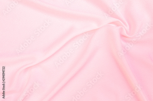 Design pink fabric texture background, blank waving pink fabric pattern background