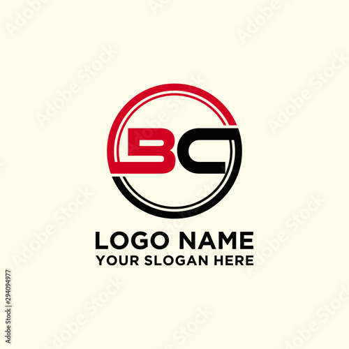 Free Download Circle logo with the letter BC inside. letters connecting with circles. Logo circle modern abstract - GFXLoad