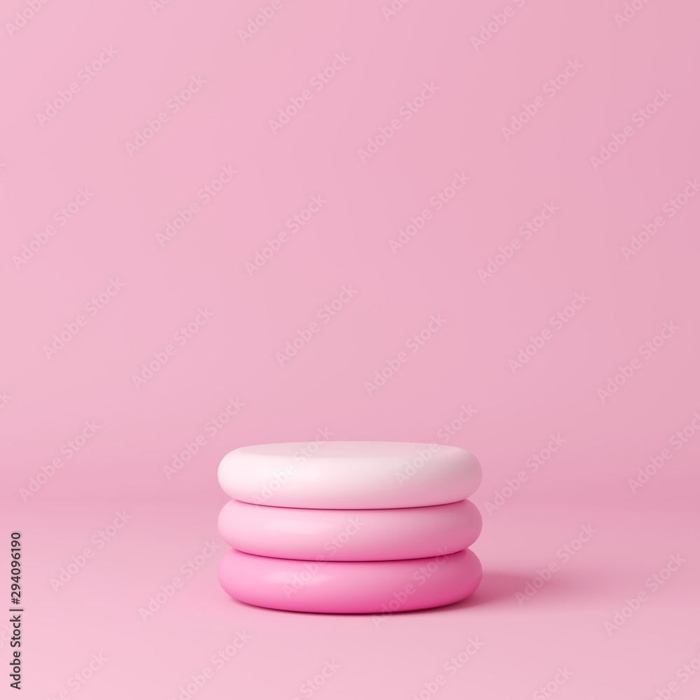 Abstract mock up scene pastel color. geometry shape podium background for product. 3d rendering Abstract mock up scene pastel color. geometry shape podium background for product. 3d rendering