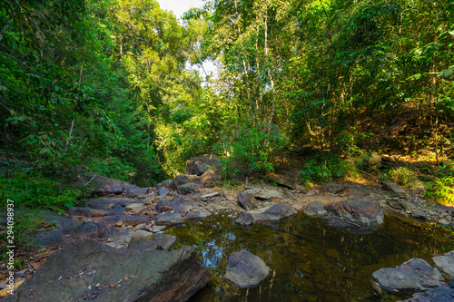 Klong Nonsi Waterfall  Koh Chang Trat Thailand