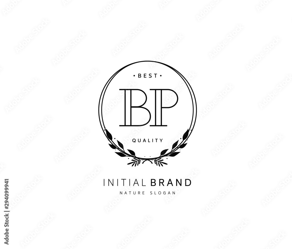 B P BP Beauty vector initial logo, handwriting logo of initial signature, wedding, fashion, jewerly, boutique, floral and botanical with creative template for any company or business. B P BP Beauty vector initial logo, handwriting logo of initial signature, wedding, fashion, jewerly, boutique, floral and botanical with creative template for any company or business.