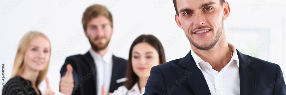 Group of people show ok or confirm with thumb up during conference closeup. High level quality product serious offer excellent education mediation solution creative advisor participation concept Group of people show ok or confirm with thumb up during conference closeup. High level quality product serious offer excellent education mediation solution creative advisor participation concept