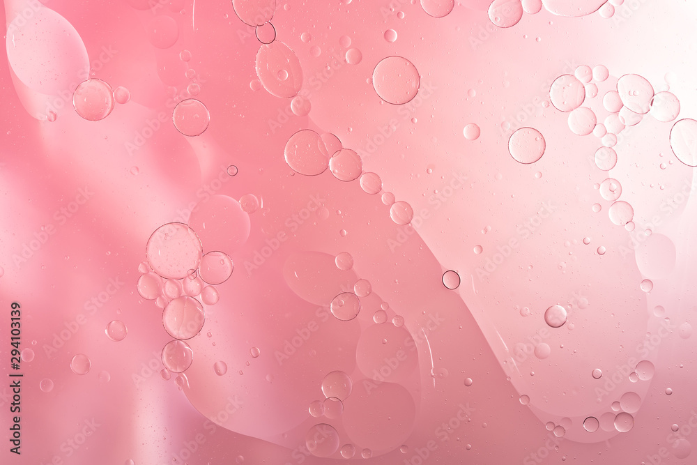 Abstract Pink water bubbles background Abstract Pink water bubbles background