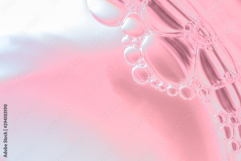 Abstract Pink water bubbles background Abstract Pink water bubbles background