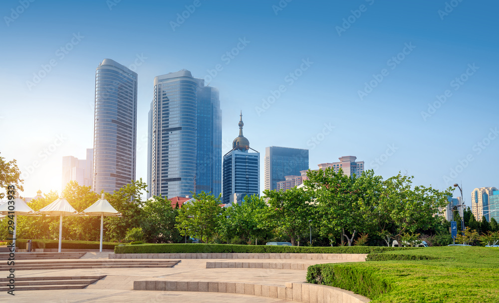 Obraz premium Qingdao Cityscape, China