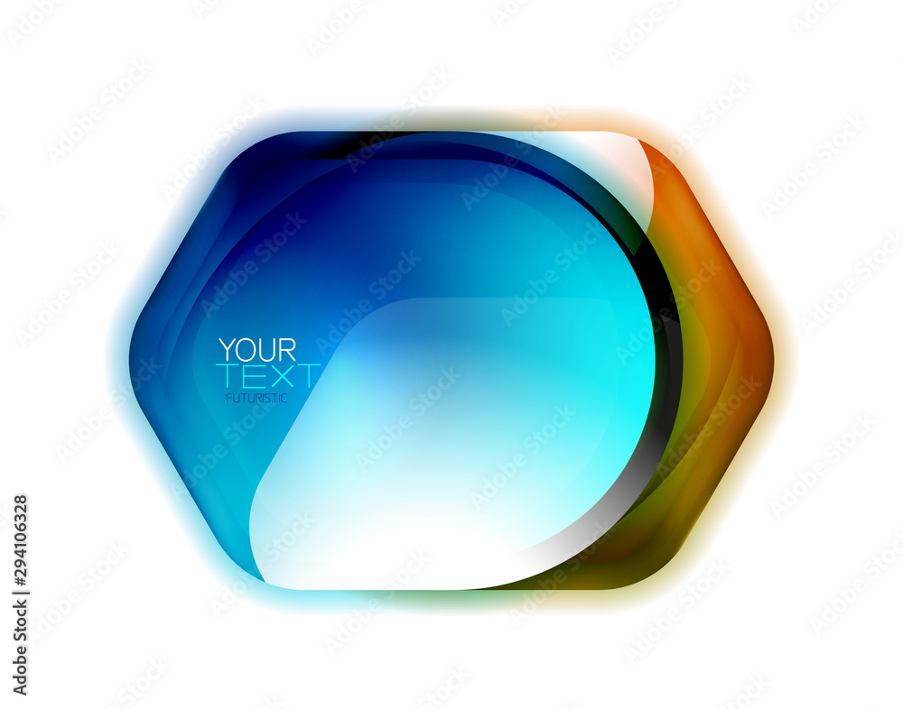 Glass safety, protection icon or banner for text. Shield badge background, color trasparent effect banner Glass safety, protection icon or banner for text. Shield badge background, color trasparent effect banner