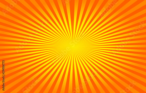 soft orange background with some rays ,sun burst pattern.