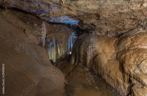 Rock formations inside siju Cave,Garo Hills,Meghalaya,India