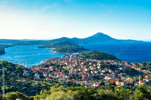 scenic view of the croatian losinj islands in the kvarner gulf daytime photo