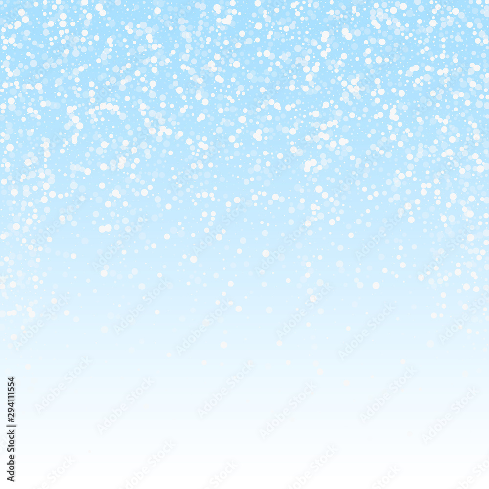 Random white dots Christmas background. Subtle fly Random white dots Christmas background. Subtle fly