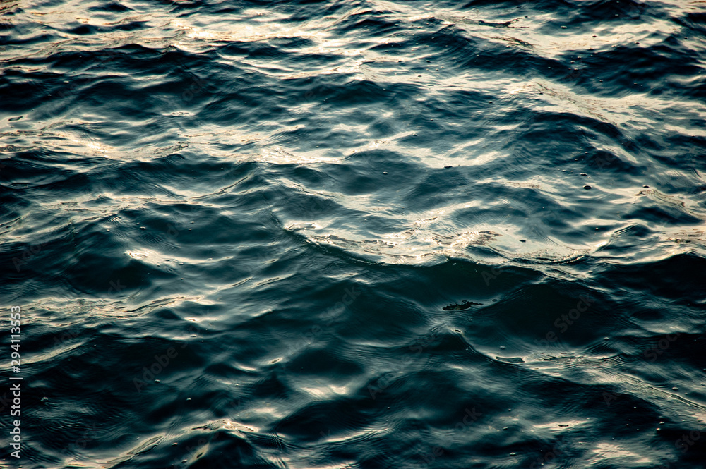 Sea dark wave close up Sea dark wave close up