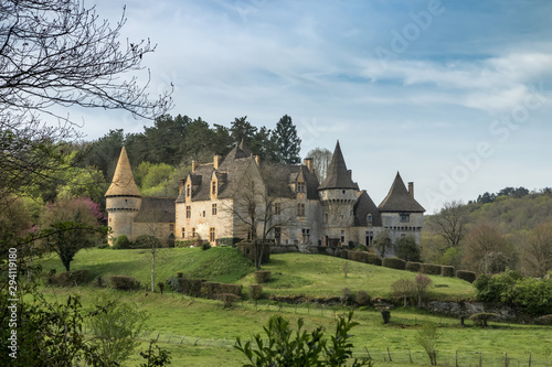 Fototapeta Château de la Grande Filolie à Saint Amand de Coly , en Dordogne