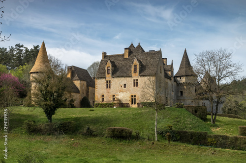 Château de la Grande Filolie à Saint Amand de Coly , en Dordogne Fototapet