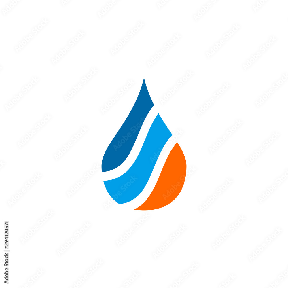 Water drop icon logo design inspiration vector template Water drop icon logo design inspiration vector template