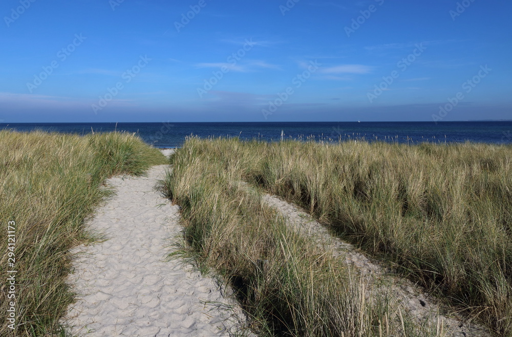 Strand und Himmel