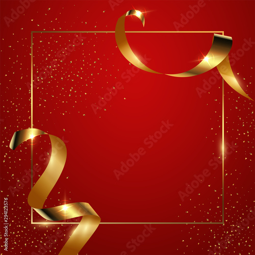 Red gradient background vector illustration