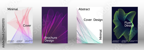 Cover design template set 