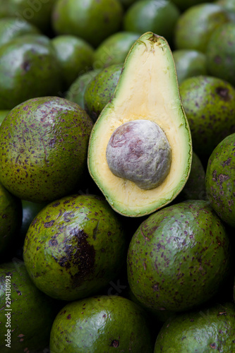 Avocado heap on stall at op...