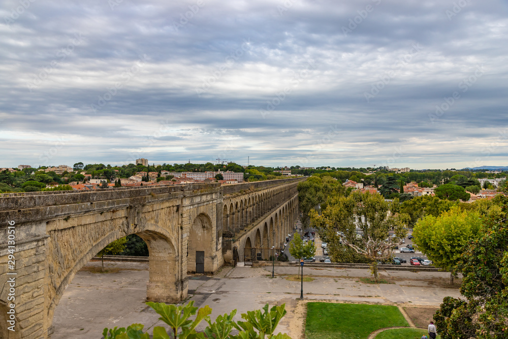 Saint-Clément aqueduct, known as Arceaux aqueduct, in Montpellier, France