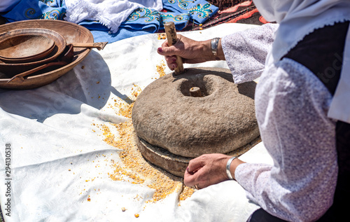 The method of preparation of the drink by nomads, the original name 