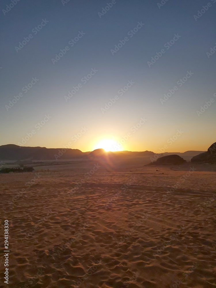 Fototapeta premium sunset on the beach