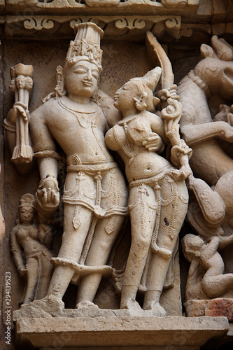 Wall Sculpture of Couple, Khajuraho