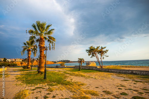 Landscape at the sea in Kassandra, Greece