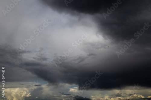 Dramatic storm cloud sky scape background 