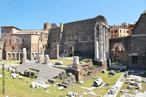 Photography Rome: Remains of the temple of mars ultor in the Augustine Forum