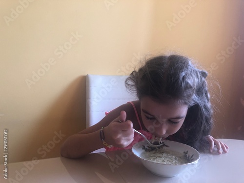 Eating girl 