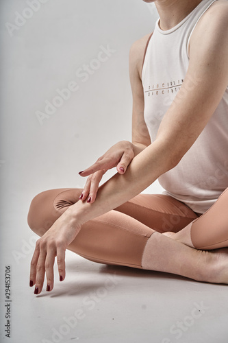 legs of young woman