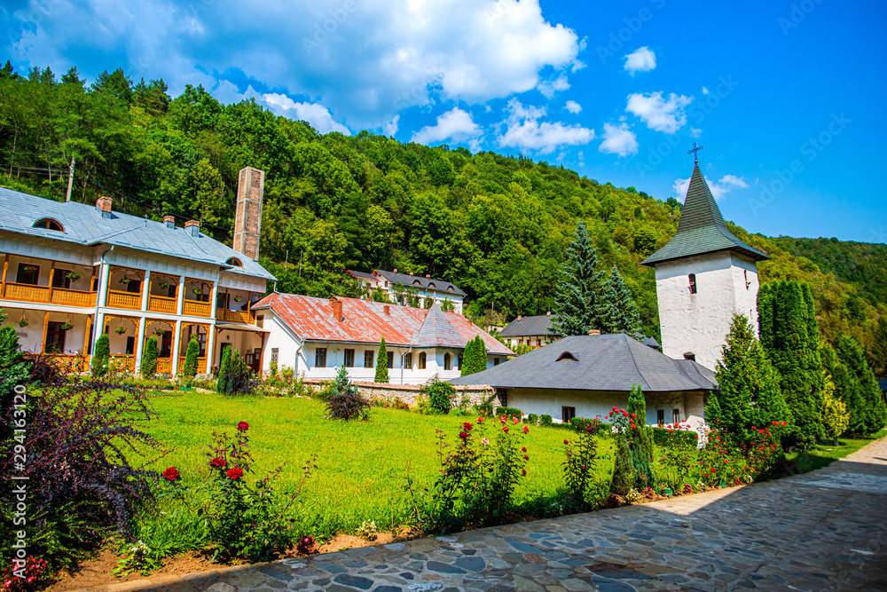 Church in the mountains, Ramet Monastery, Romania
