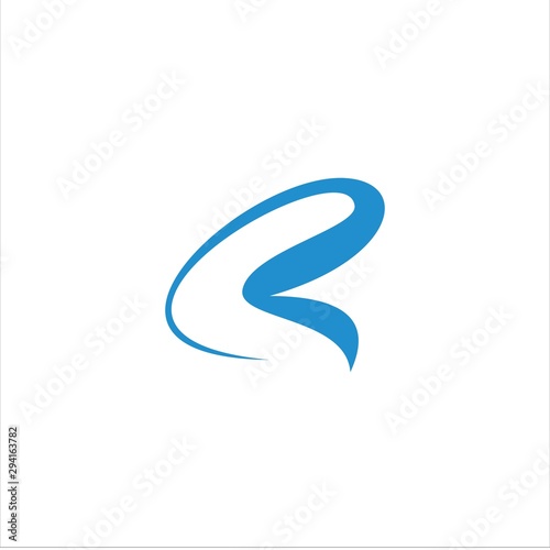r vector logo graphic modern