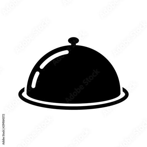 Restaurant cloche icon