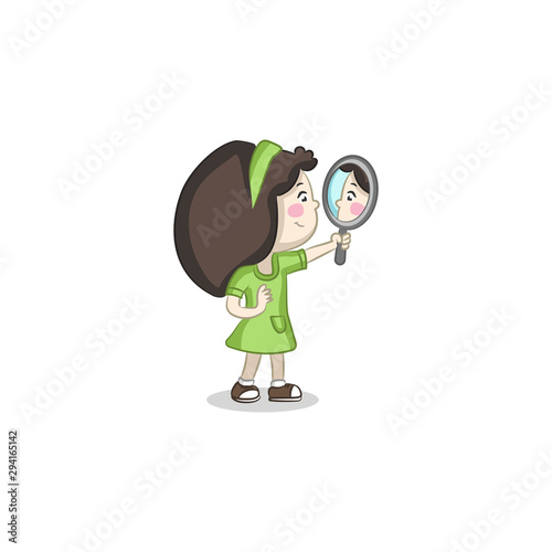 Girl with a Mirror