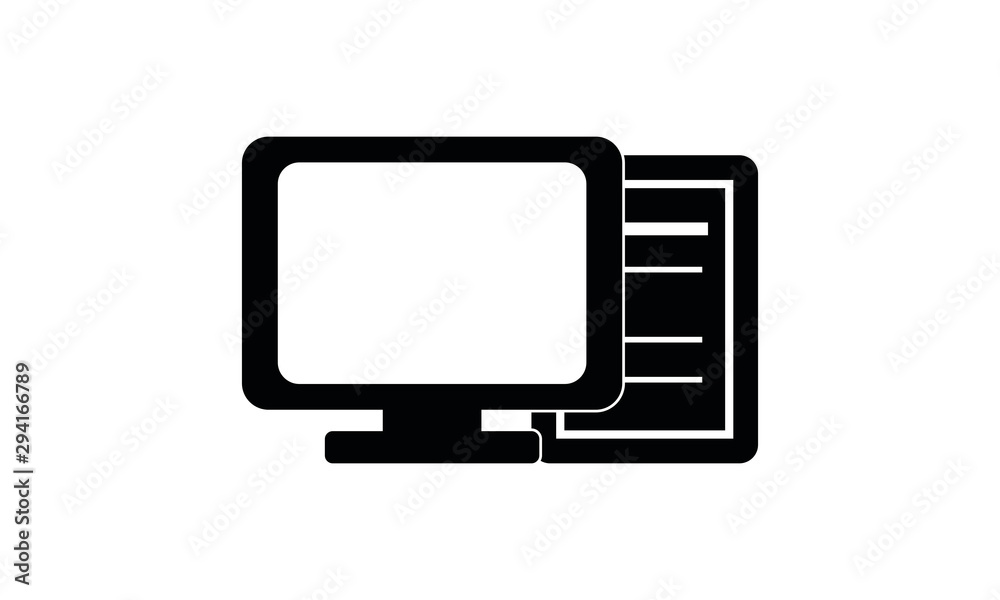 Computer vector Computer vector