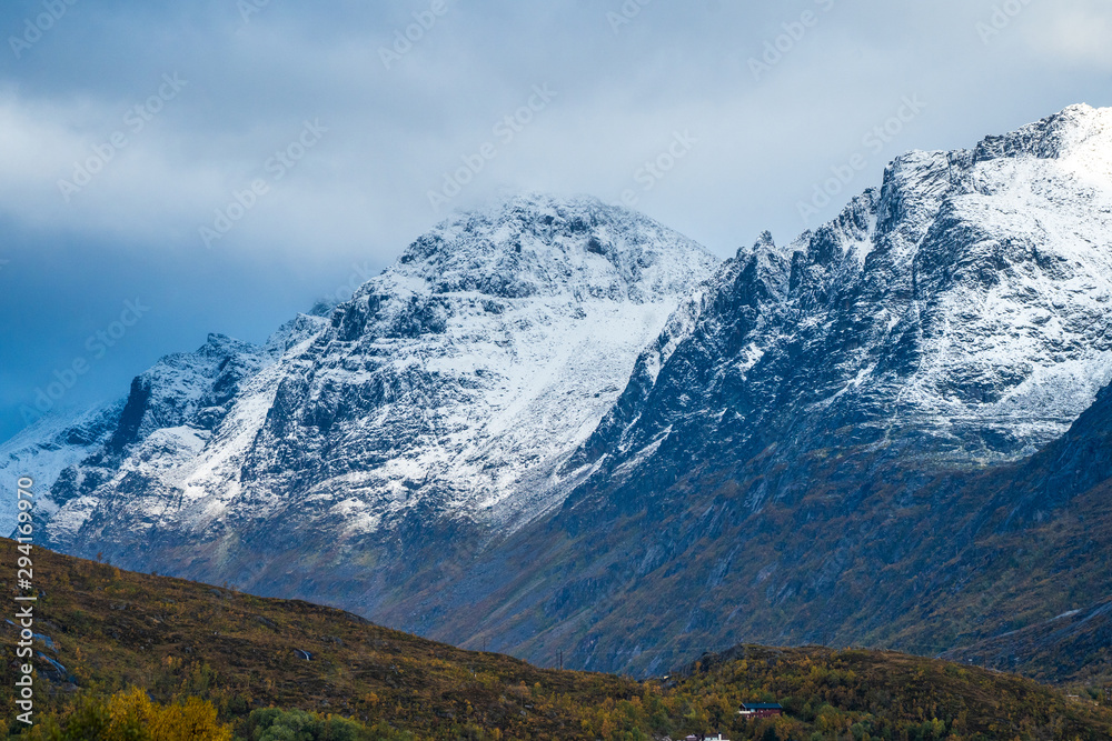 in the mountains of Norway,Tromso in the mountains of Norway,Tromso