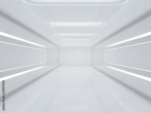 Abstract modern architecture background. 3D